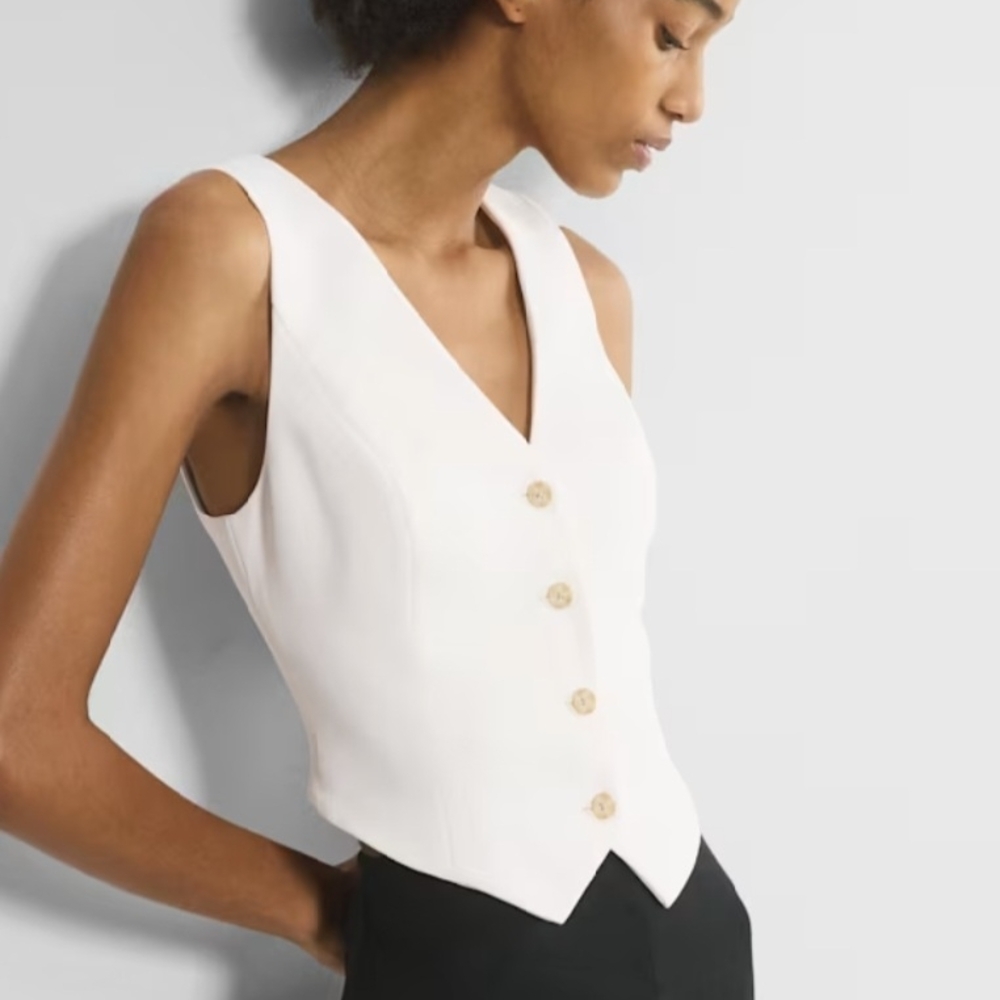 Wilfred Pacino Vest – Crepette Fabric | Light Birch‎ | Size 00